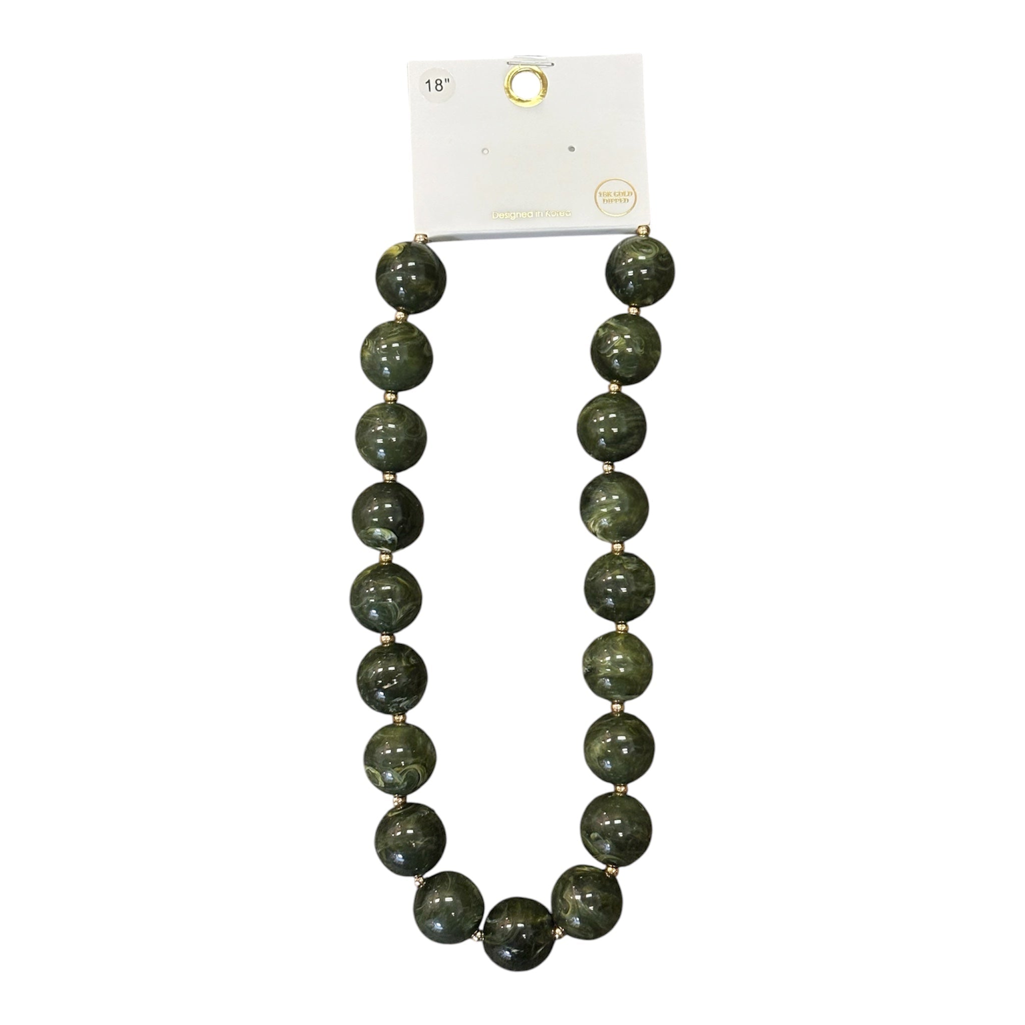 Lynne Necklace - Green - Grayce's Boutique