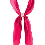 Madi Pearl Scarf - Fuchsia - Grayce's Boutique