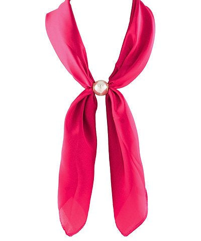 Madi Pearl Scarf - Fuchsia - Grayce's Boutique