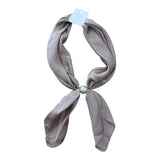 Madi Pearl Scarf - Mushroom - Grayce's Boutique