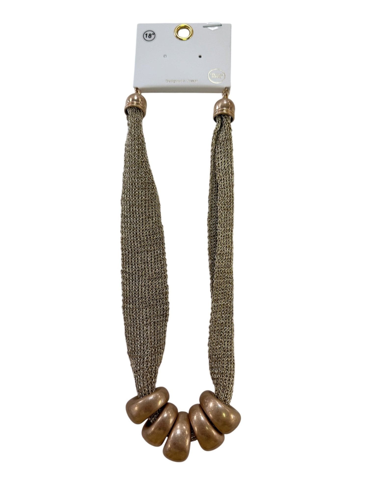 Make a Statement Geo Ring Necklace - Grayce's Boutique