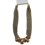 Make a Statement Gold Accent Necklace - Grayce's Boutique