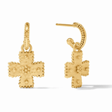 Malta Canterbury Hoop & Charm Earring | Julie Vos - Grayce's Boutique