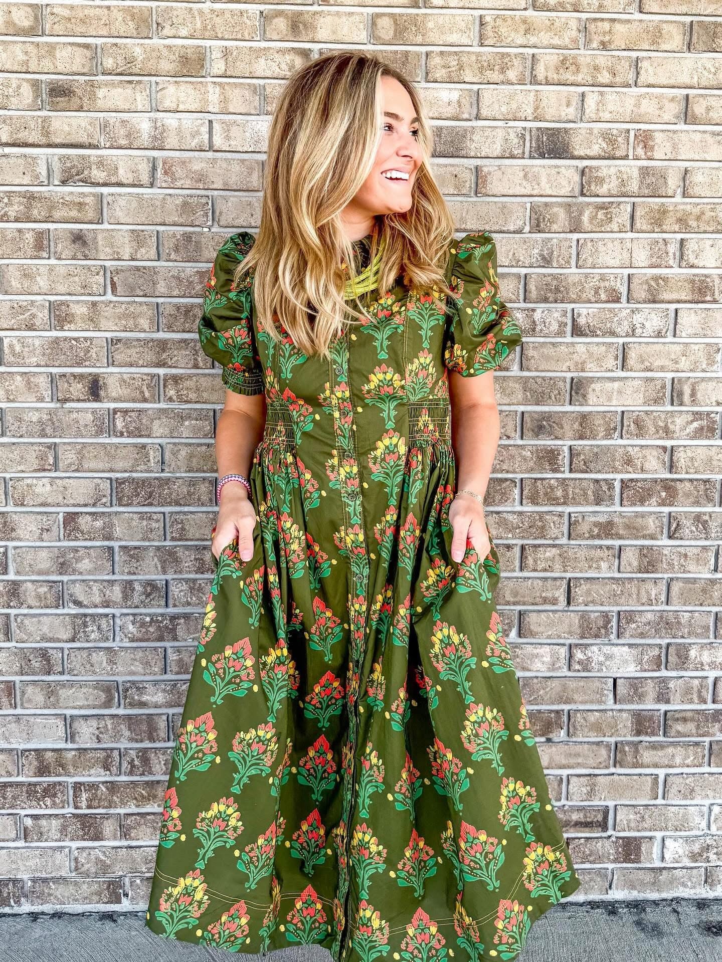 Mariah Midi Dress - MainStreet Clothing Co.