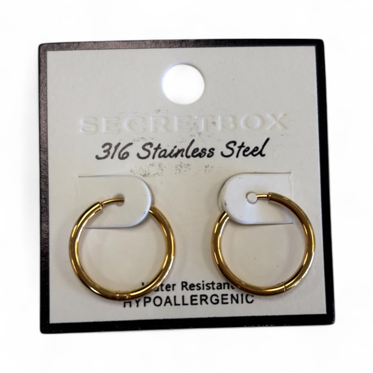 Medium Gold Clasp Hoop - MainStreet Clothing Co.