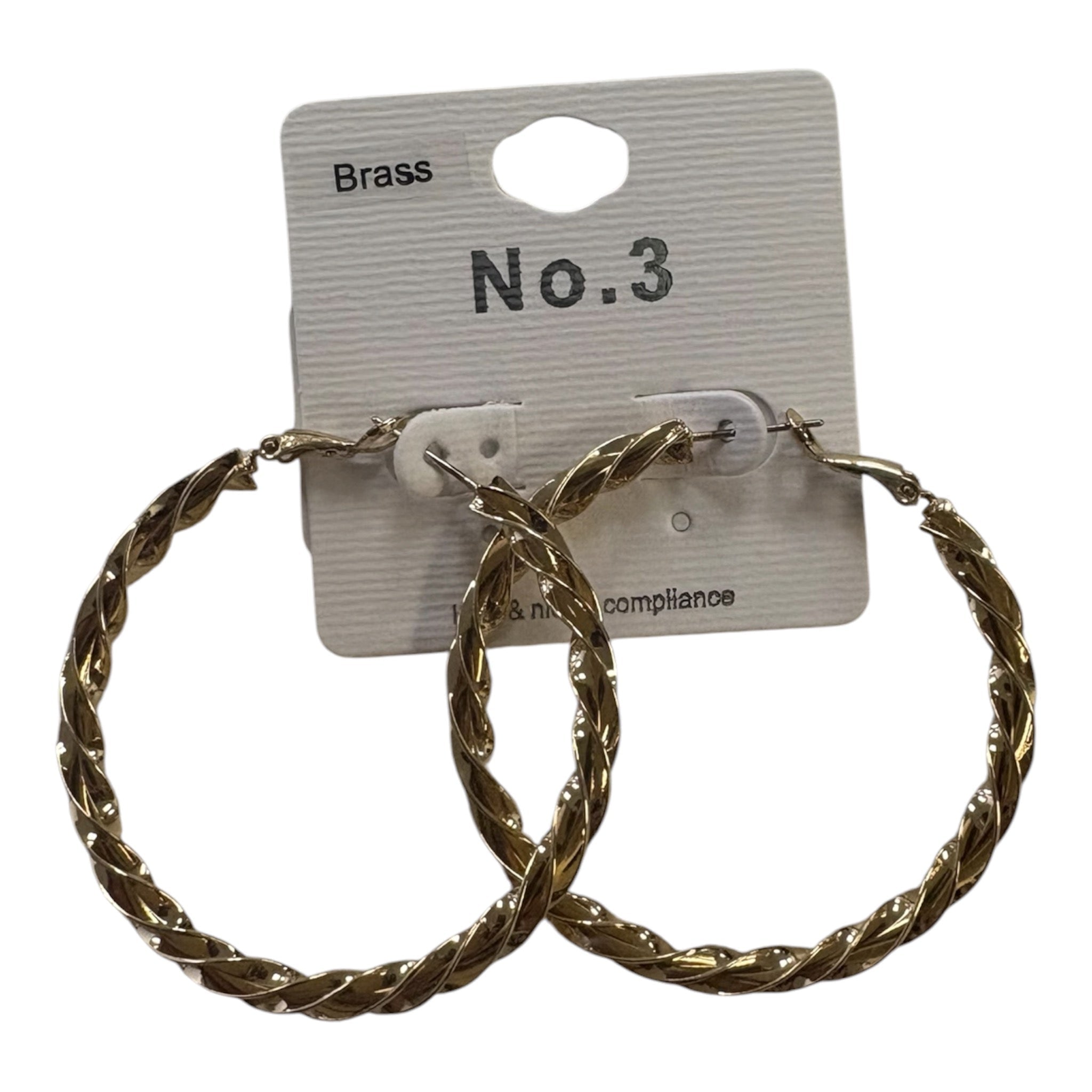 Mention It Twist Hoop - Grayce's Boutique