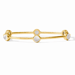 Milano Luxe Bangle - Iridescent Clear Crystal - Medium - Grayce's Boutique