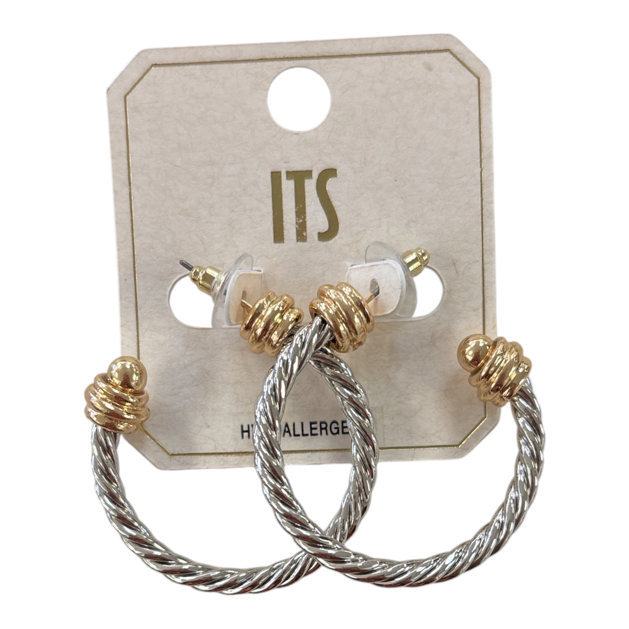 Mixed Metal Hoop - Grayce's Boutique