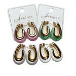 Modern Muse Hoops - Grayce's Boutique