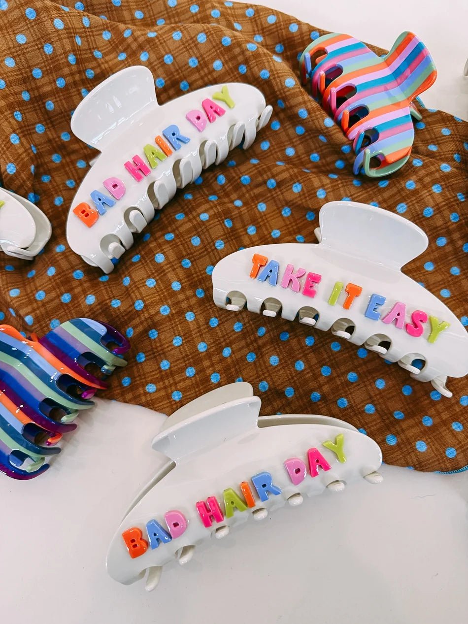Multicolor Take it Easy Hair Clip | Etta & East - Grayce's Boutique