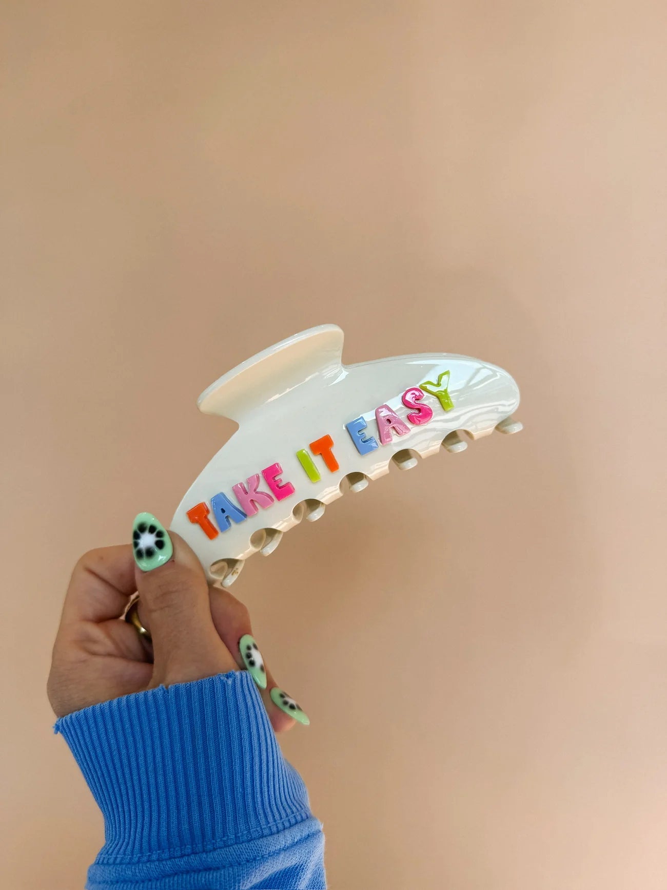 Multicolor Take it Easy Hair Clip | Etta & East - Grayce's Boutique