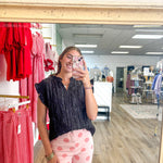 Night Out Black Top - Grayce's Boutique