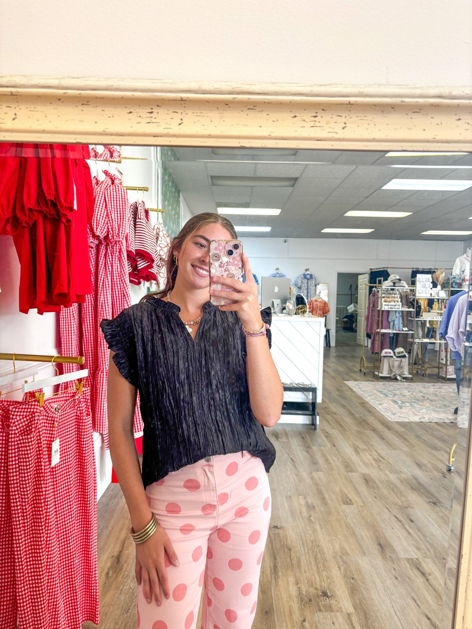 Night Out Black Top - Grayce's Boutique