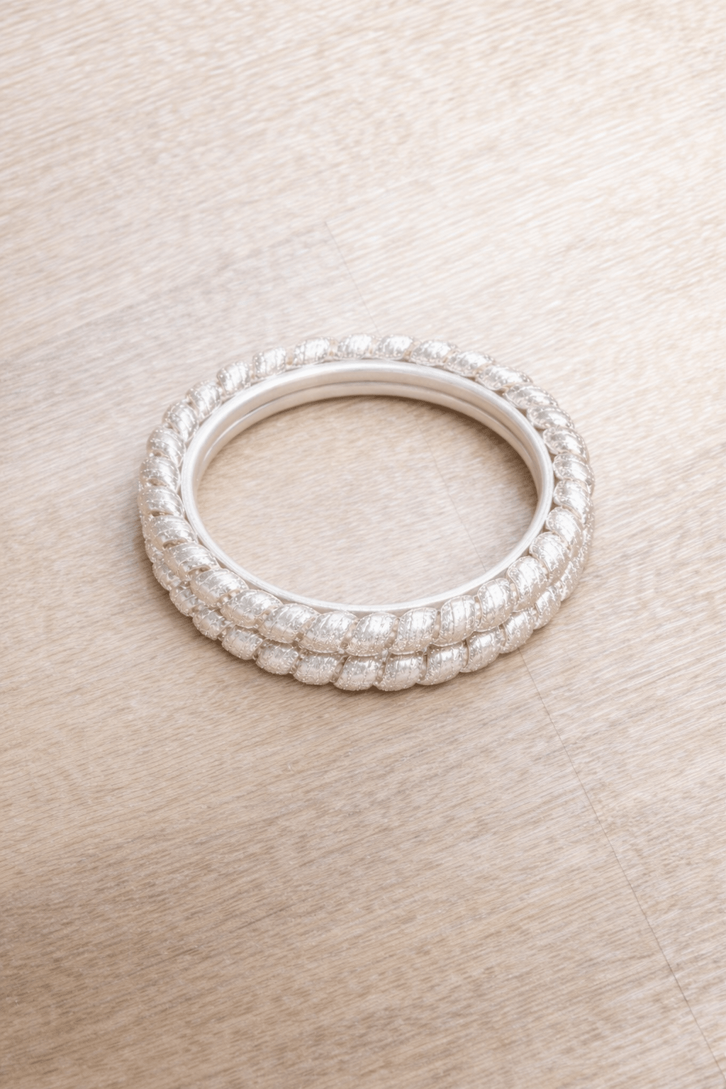 Nova Bangle Set Silver - Grayce's Boutique