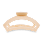 Open Almond Beige Large Claw Hair Clip | Teleties - Grayce's Boutique