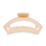 Open Almond Beige Large Claw Hair Clip | Teleties - Grayce's Boutique