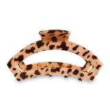 Open Blonde Tortoise Large Claw Hair Clip | Teleties - Grayce's Boutique