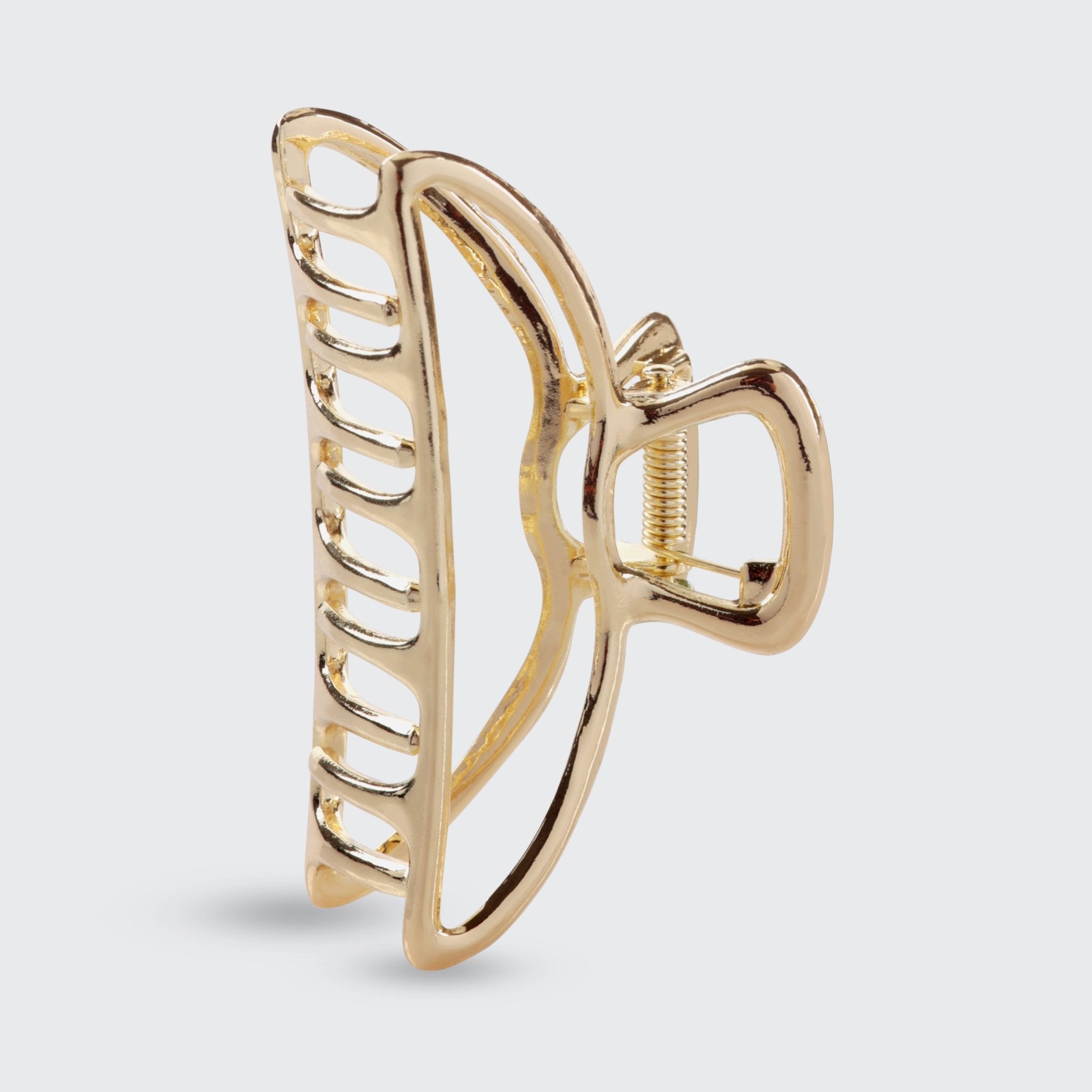 Open Shape Claw Clip - Gold - Grayce's Boutique