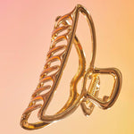 Open Shape Claw Clip - Gold - Grayce's Boutique