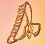 Open Shape Claw Clip - Gold - Grayce's Boutique
