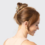 Open Shape Claw Clip - Gold - Grayce's Boutique