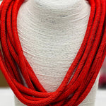 "Original" Slub 8 - Strand Necklace (red) NK183 - MainStreet Clothing Co.