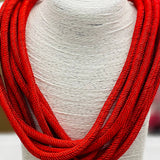 "Original" Slub 8 - Strand Necklace (red) NK183 - MainStreet Clothing Co.