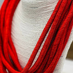 "Original" Slub 8 - Strand Necklace (red) NK183 - MainStreet Clothing Co.