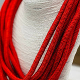 "Original" Slub 8 - Strand Necklace (red) NK183 - MainStreet Clothing Co.