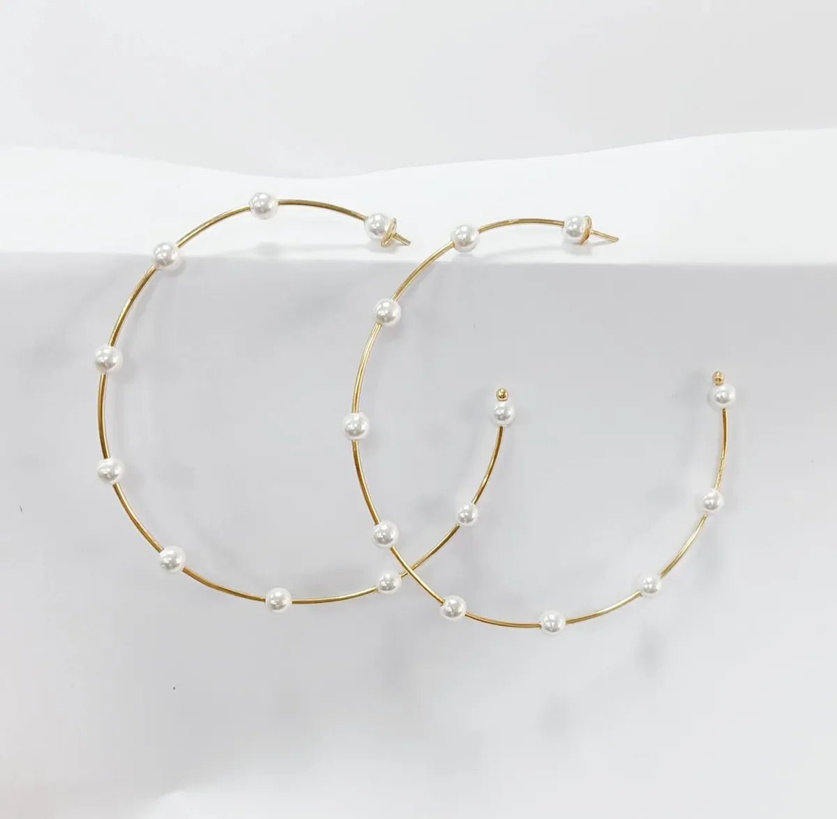 Pearl Hoops | Allison Avery - MainStreet Clothing Co.