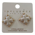 Pearled Heart Studs - Grayce's Boutique