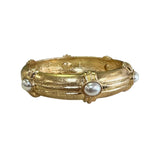 Pearls of Wisdom Bangle Bracelet - Grayce's Boutique