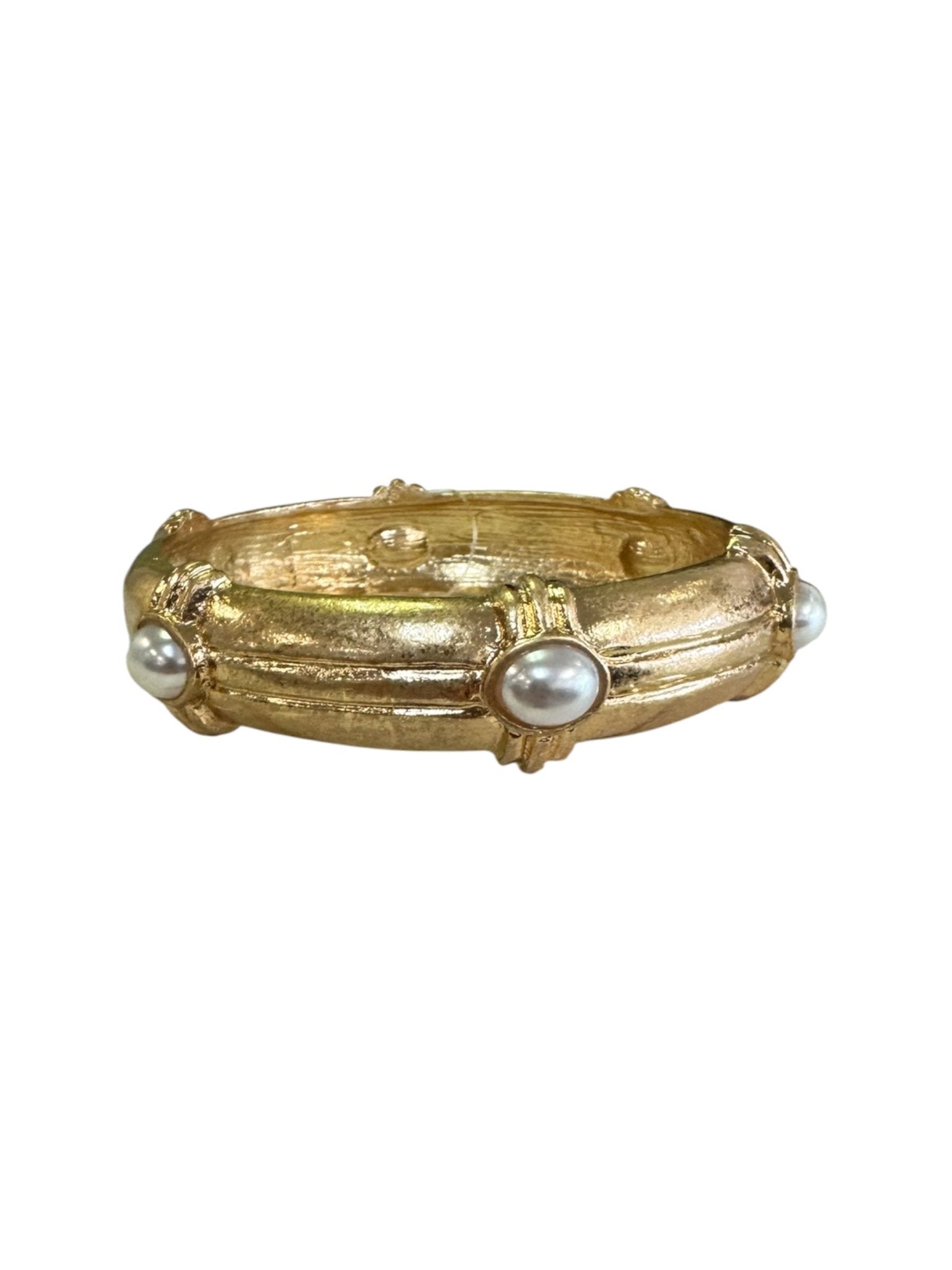 Pearls of Wisdom Bangle Bracelet - Grayce's Boutique