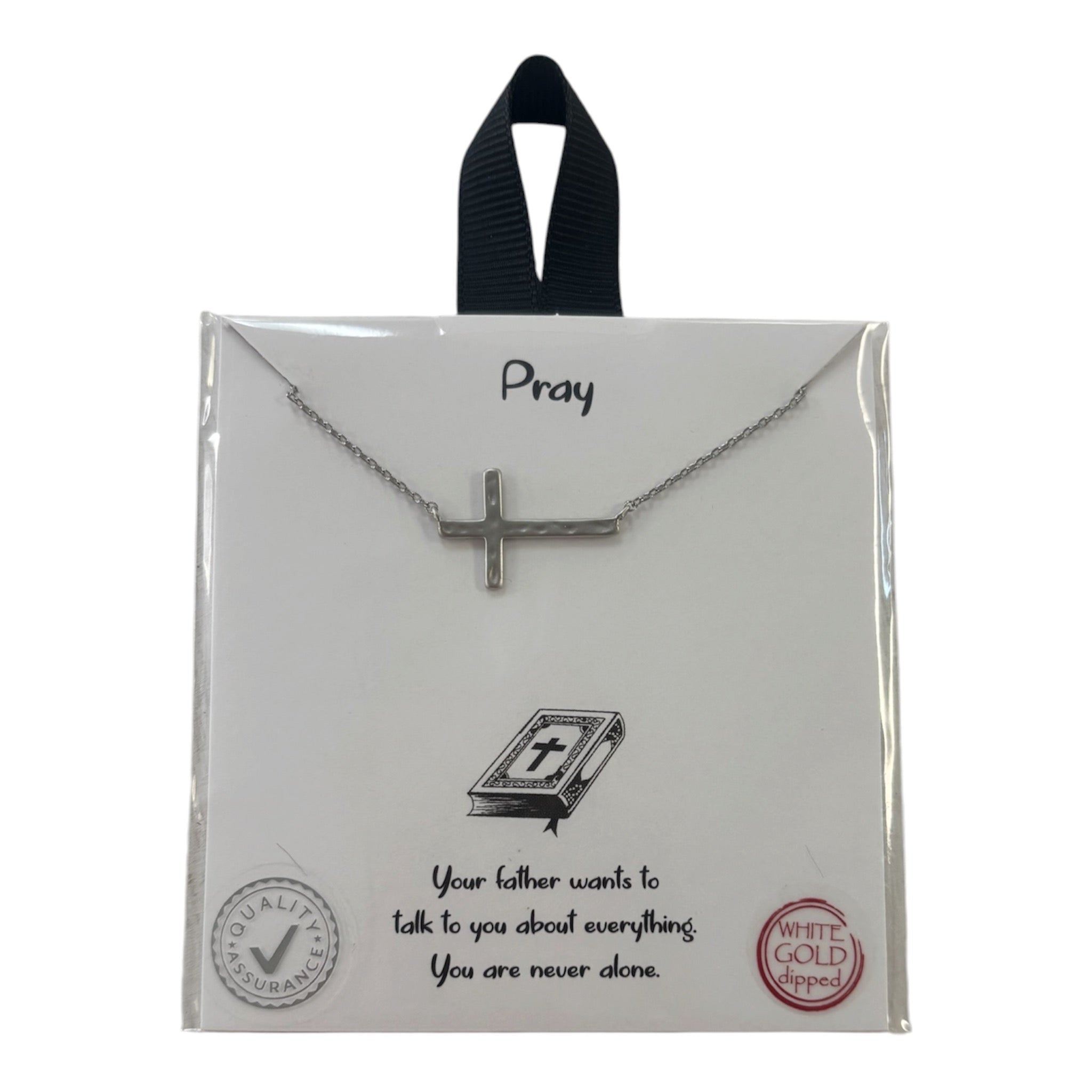 Pray Cross Necklace - Grayce's Boutique