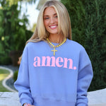 PRESALE 10/20 Amen Cropped Sweatshirt | Poppy & Pine - Grayce's Boutique
