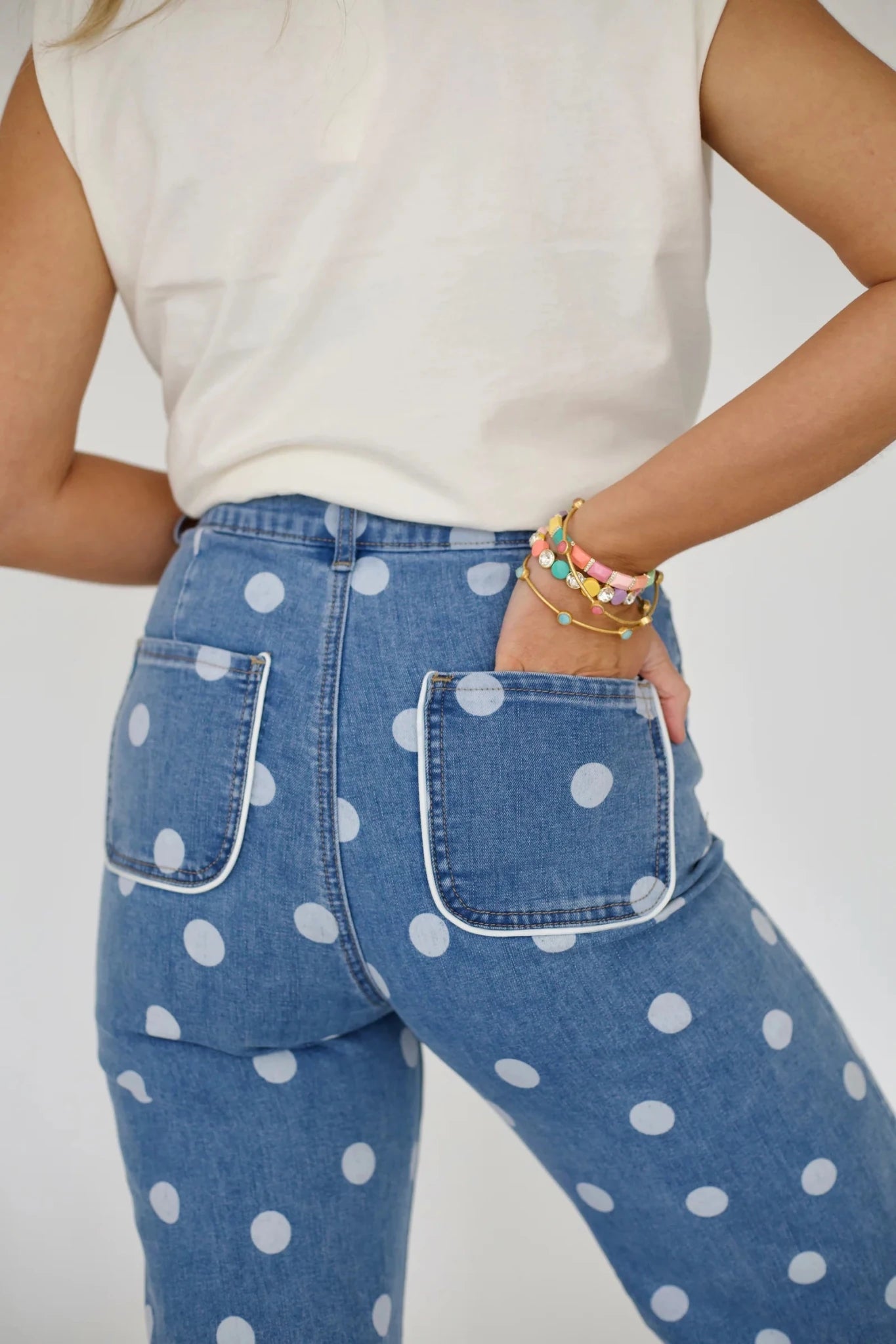 PRESALE 10/20 Denim Dot Denim | Poppy & Pine - Grayce's Boutique