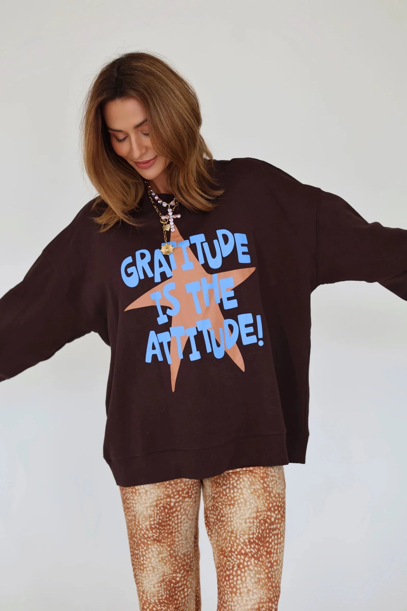 PRESALE 10/20 Gratitude is the Attitude Sweatshirt | Poppy & Pine - Grayce's Boutique