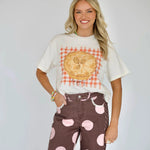 PRESALE 10/20 Happy as Pie Cropped Tee | Poppy & Pine - Grayce's Boutique
