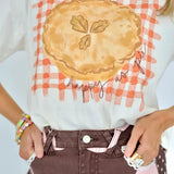 PRESALE 10/20 Happy as Pie Cropped Tee | Poppy & Pine - Grayce's Boutique