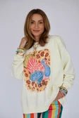PRESALE 10/20 Pretty Thankful Turkey Sweatshirt | Poppy & Pine - Grayce's Boutique