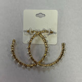 Pretty Pearl Hoops - MainStreet Clothing Co.