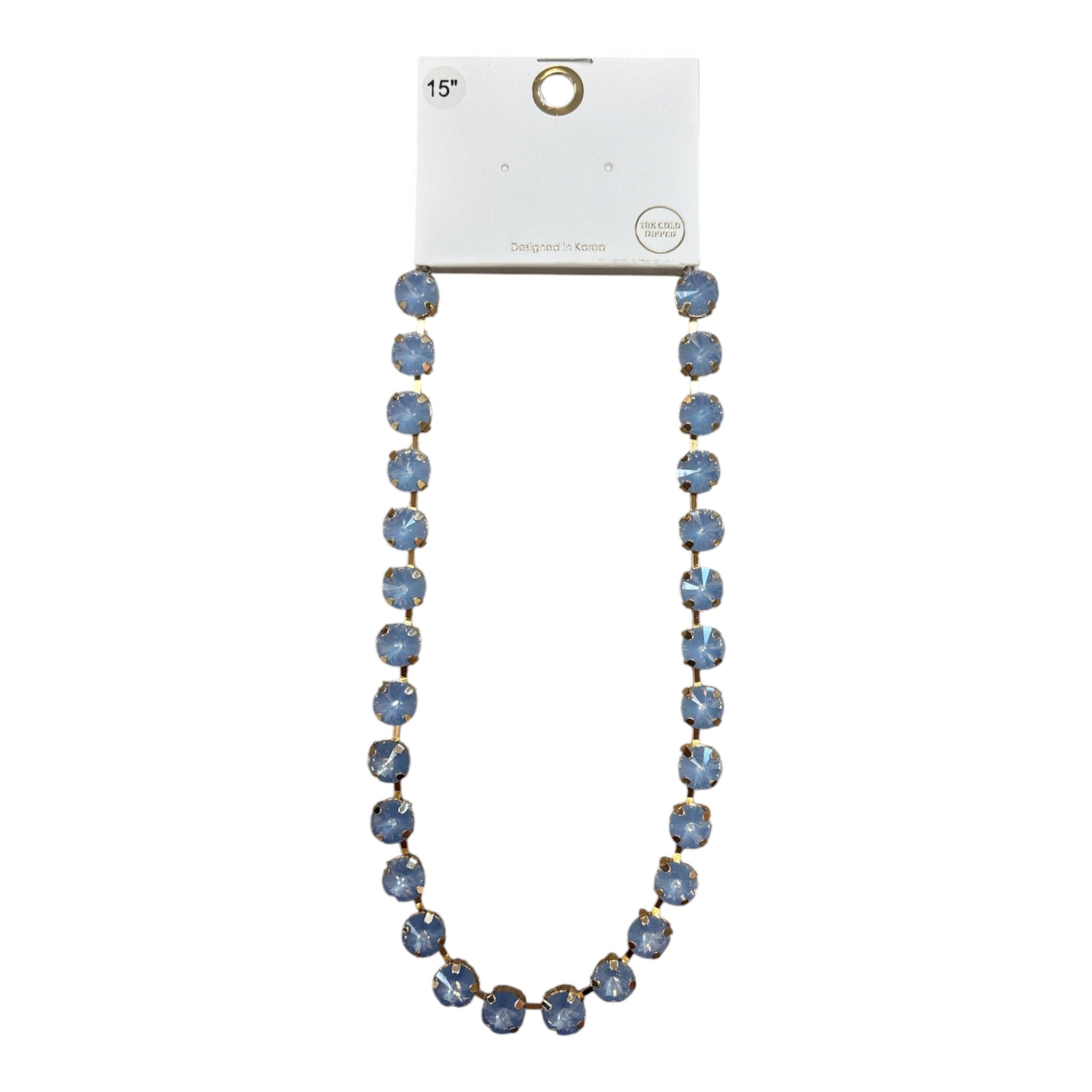 Rachel Necklace | Sky Blue - Grayce's Boutique