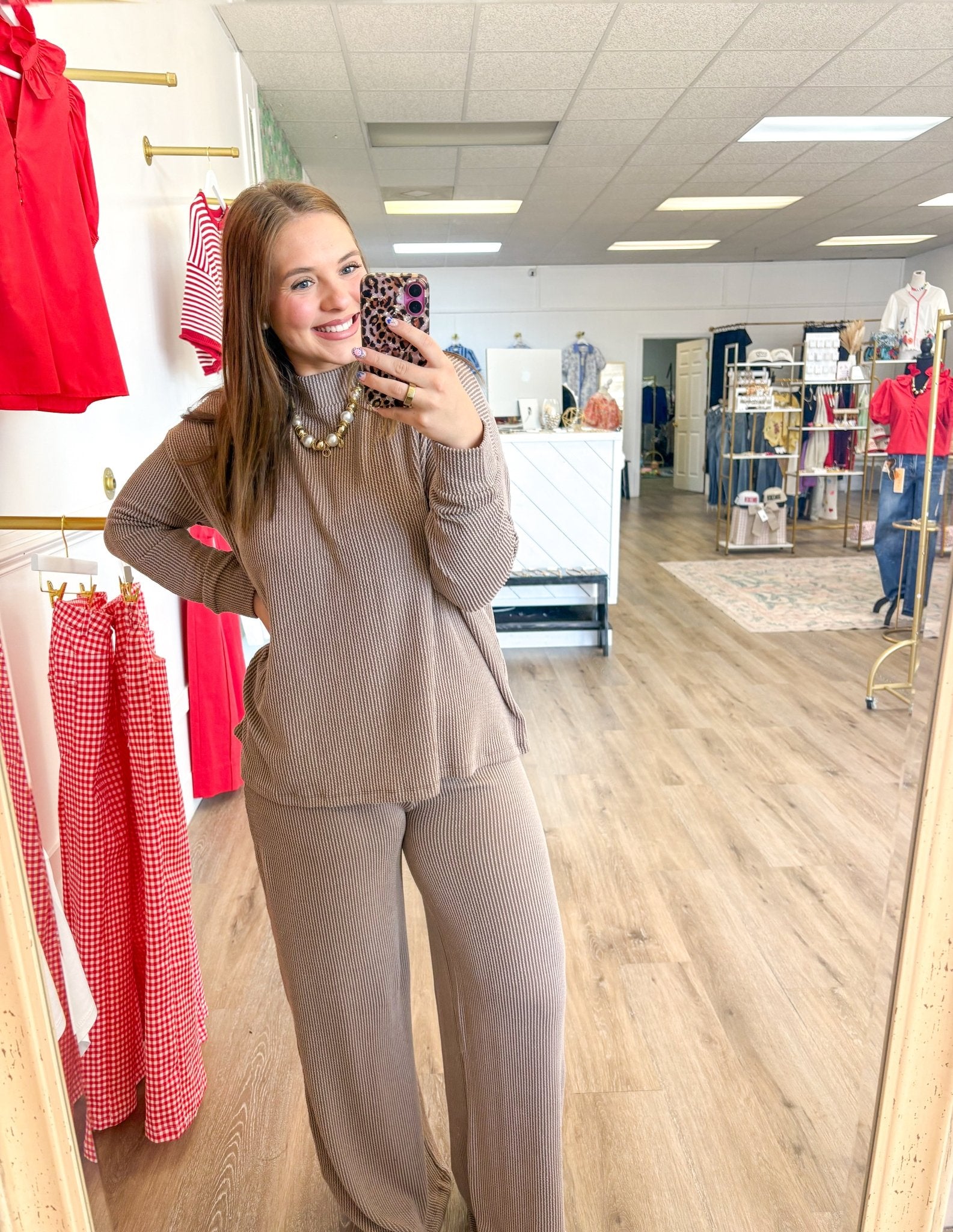 Reach For It Mockneck Top - Grayce's Boutique