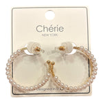 Ready to Dance Pearl Hoop - Grayce's Boutique