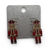 Red Nutcracker Earrings - MainStreet Clothing Co.