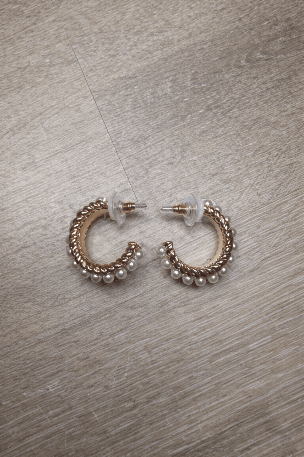 Riley Pearl Mini Hoop - Grayce's Boutique