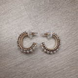 Riley Pearl Mini Hoop - Grayce's Boutique