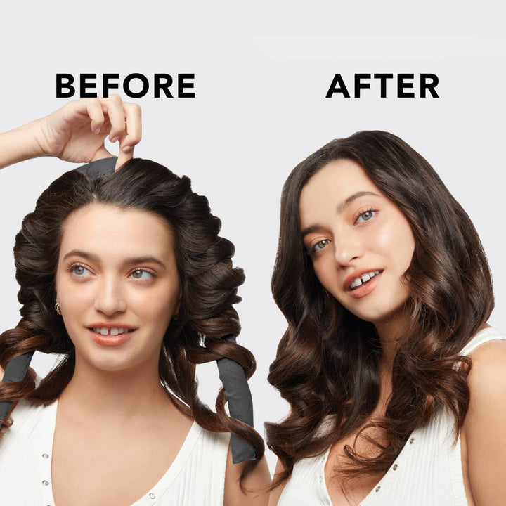 Satin Heatless Curling Set - Charcoal - MainStreet Clothing Co.