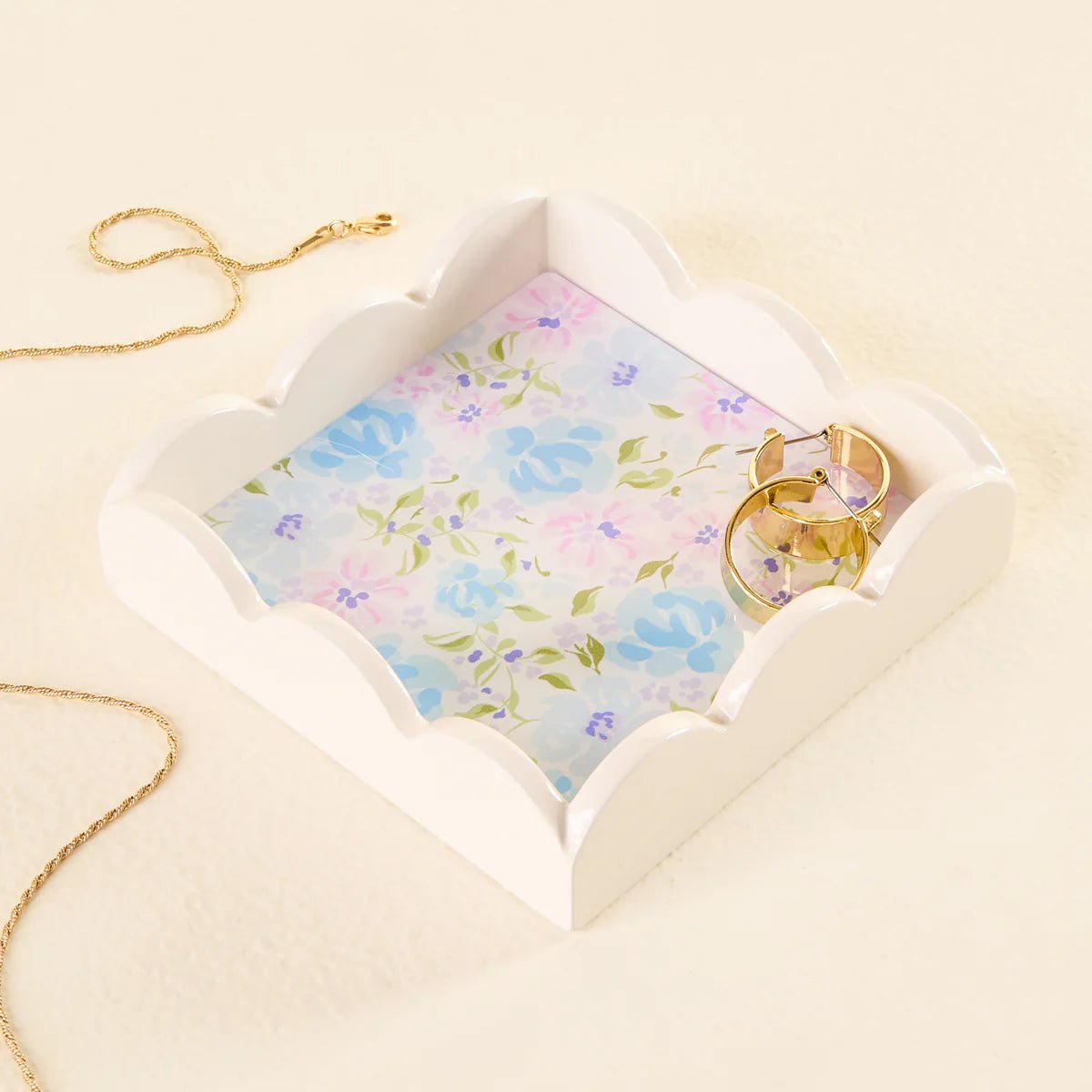 Scalloped Trinket Tray | The Darling Effect - MainStreet Clothing Co.