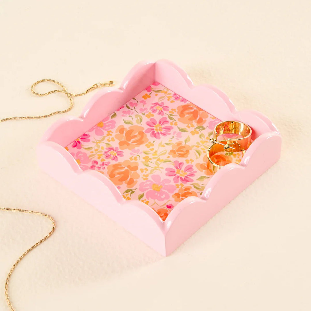 Scalloped Trinket Tray | The Darling Effect - MainStreet Clothing Co.
